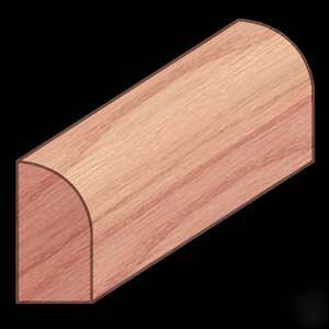 Solid pine 1/2 x 3/4 base shoe quarter round moulding