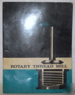 Vetcoa instruction manual for rotary thread mill table