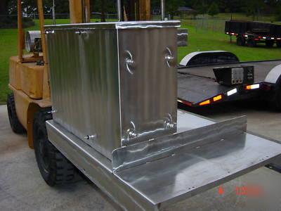 45 gal stainless steel hydraulic tank for power unit 