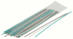 50-pack plastic welding rods for abs - pp - pvc