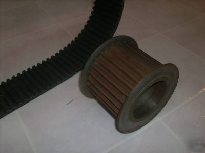 90 mm wide 14MM pitch synchronous timing belt, pulleys