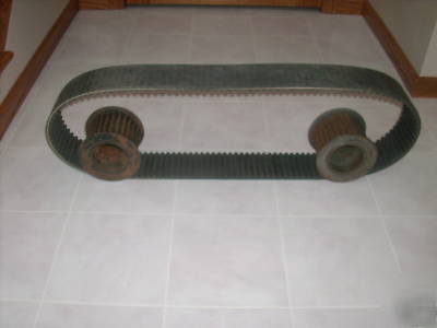 90 mm wide 14MM pitch synchronous timing belt, pulleys