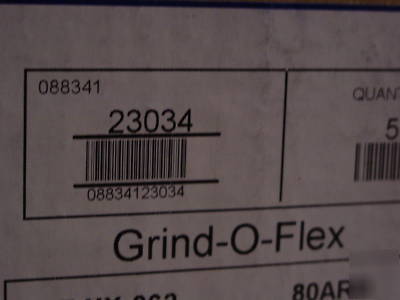 New merit grind-o-flex interleaf 80 grit 6X2X1 5 ea 