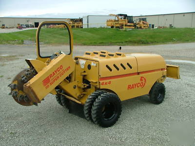 New rayco RG90 stump cutter,87 hp turbo,4WD, teeth,weship