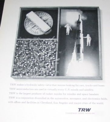 Thompson-ramo-wooldridge trw -computers -6 1963 ads lot
