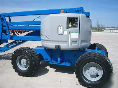 1999 genie aerial manlift boom lift man boomlift 4 x 4