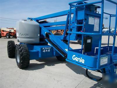 1999 genie aerial manlift boom lift man boomlift 4 x 4