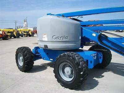 1999 genie aerial manlift boom lift man boomlift 4 x 4