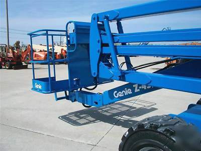 1999 genie aerial manlift boom lift man boomlift 4 x 4