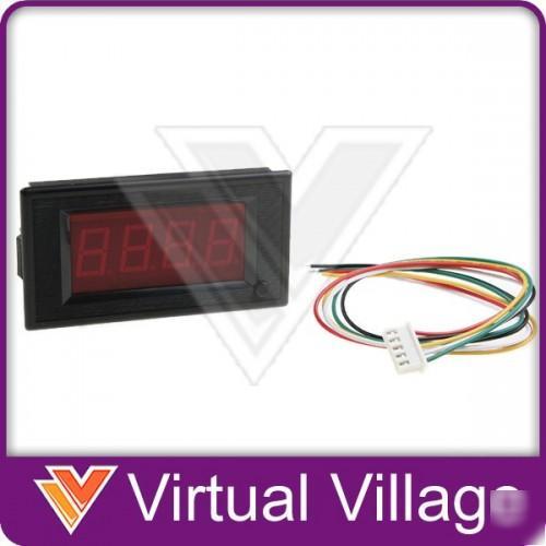 3 1/2 200V 100A red digital lcd volt amp meter UP5135A