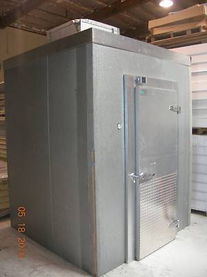 6'X6'X8' walk in cooler 34-38 deg great shape 115V 