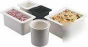 Cambro coldfest black 1/3 food pan 6-11/16IN x