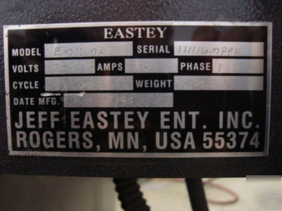 Eastey model EM16 industrial l-sealer - used... 