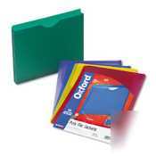 Esselte translucent poly file jackets - 1