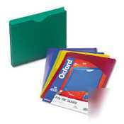 Esselte translucent poly file jackets - 1