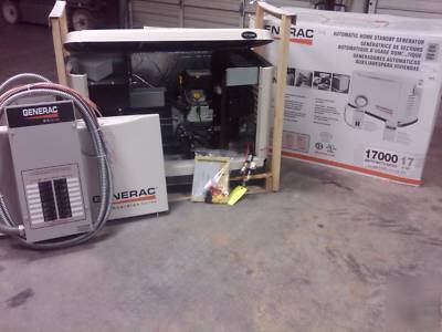 Generac 17 kw generator with 16 circuit load center