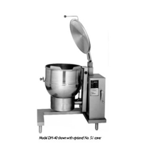 Groen dh-60 tilting kettle, gas, 60 gallon, 2/3 steam j