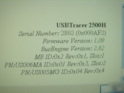 Lecroy (catc) US005APB-x usb tracer/trainer