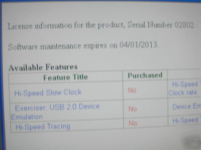 Lecroy (catc) US005APB-x usb tracer/trainer