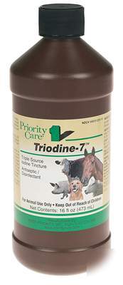 Triodine 7 livestock wound care otc 16 oz.