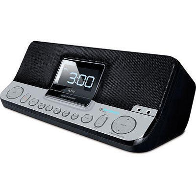 New iluv INT170 internet radio with dual alarm clock 