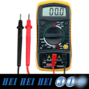 Digital lcd multimeter voltmeter ammeter ohmmeter ac dc