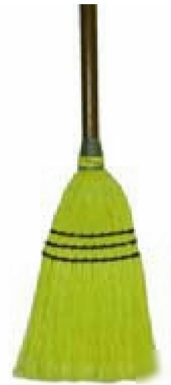 New wholesale case lot 12 poly fiber lobby brooms 30 in