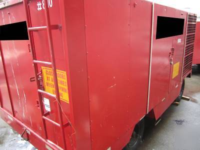 '96 ingersoll rand 1600 cfm diesel air compressor used