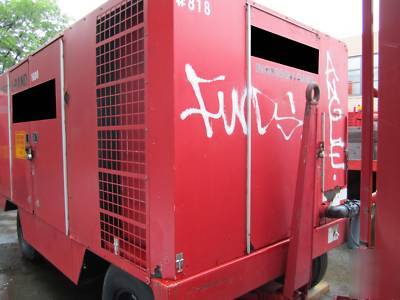 '96 ingersoll rand 1600 cfm diesel air compressor used