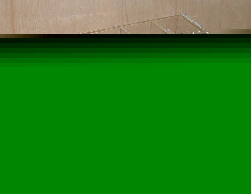Acrylic self serve cookie/muffin/bagel display bin