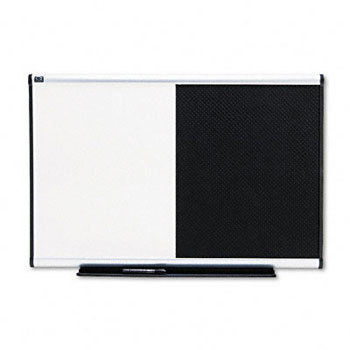 Dry erase bulletin board embossed foam 36 x 24 black