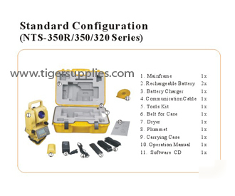 New south reflectorless total station 5 second nts-355R