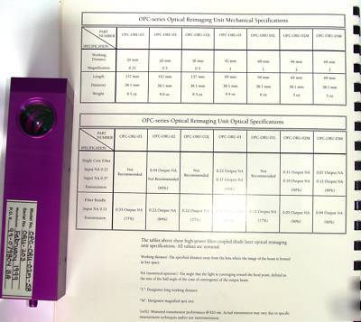 Opc ir laser re-imaging unit *opto power corporation*