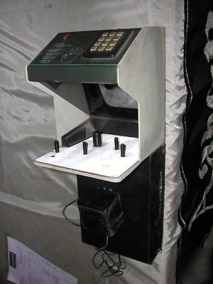 Adp handpunch ID3D-r biometric time clock, used, works