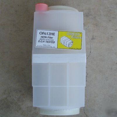 Atrix omega OF612HE vacuum hepa filter gallon .3 micron