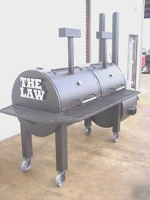 Custom bbq pit smoker and charcoal grill 