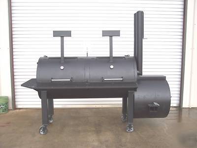 Custom bbq pit smoker and charcoal grill 