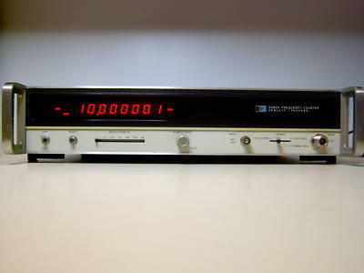 Hp 5340A frequency counter, 10HZ-18GHZ, calibrated,nice