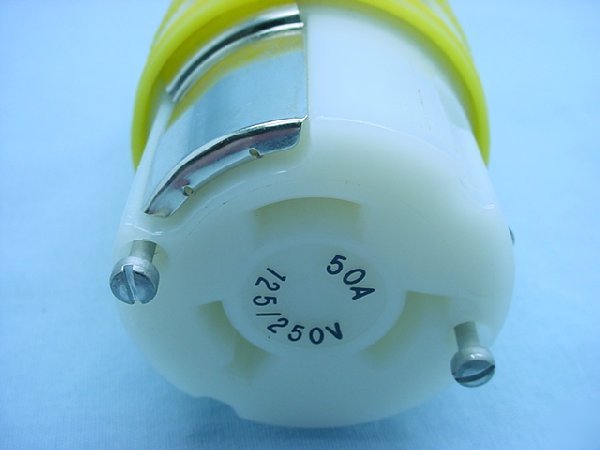 Leivotn non-nema locking connector 50A 125/250V marinco