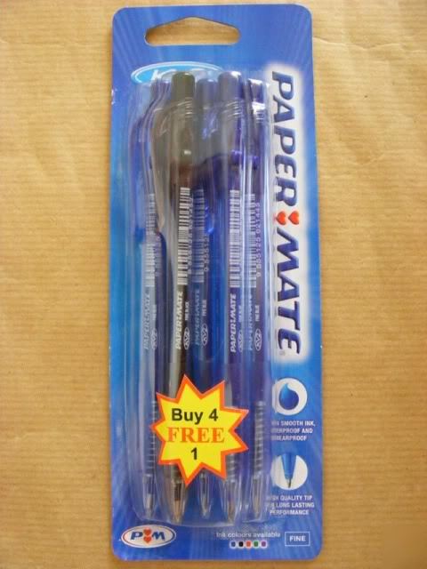 New 5 papermate fine ballpoint pen 