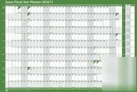 Sasco fiscal financial 2010 mounted wall year planner