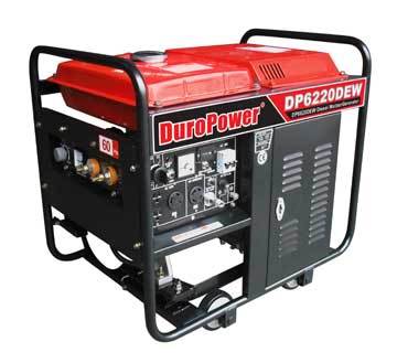 Duropower DP6220DEW 6000W/220A diesel welder/generator