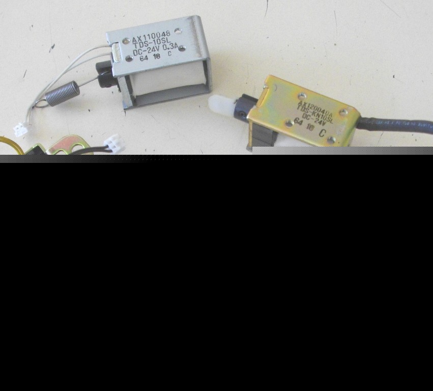 Lot of 5 small solenoid coil electromagnets miniature