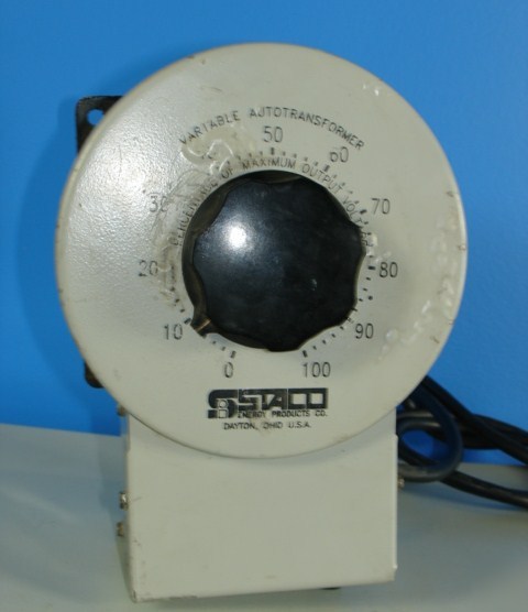 Staco 3PN1520B 240V 2.66KVA variable autotransformer