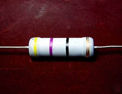 100PCS metal oxide film resistor 2W 5%, 10 resistance 