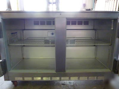 Beverage air UCR48A under counter refrigerator,used, 