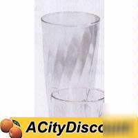 Carlisle 43674 3DZ 22OZ tumbler clear polycarbonate