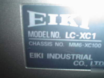 Eiki lc-XC1 projector conference projector (lot 463A-cs