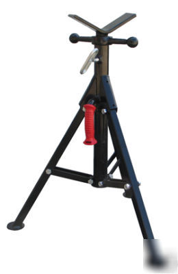 New folding v-head pipe stand , fits sumner pack-jack