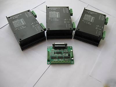 Three axis stepper motor drivers, 80V/6.0A